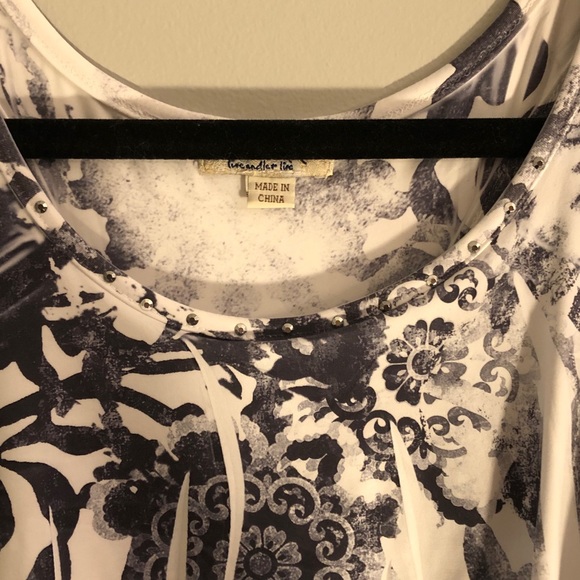 COPY - One World Live and Let Live Black and white Tank - Picture 8 of 11